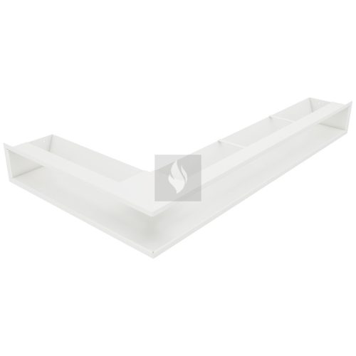 SAVEN Loft sarok szellőzőrács 9,5×80×45cm fehér jobbos
