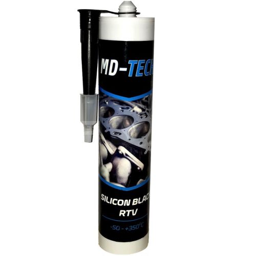 Hőálló Szilikon tömítő és ragasztó 350°C-ig 300ml fekete