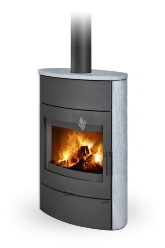 Romotop NAVIA H 20 zsírkő Kandallókályha - bővíthető hőtárolóval
