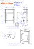 Romotop NAVIA H 20 zsírkő Kandallókályha - bővíthető hőtárolóval