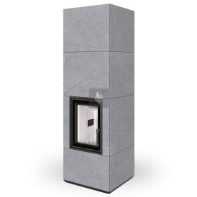   Romotop NORDAC hőtárolós 61 Thermaline világos szürke Design kandalló