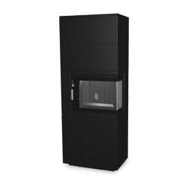   Firetechnic Pantech 60 BCG R Mobil 2+2 fekete (jobb) design kandalló