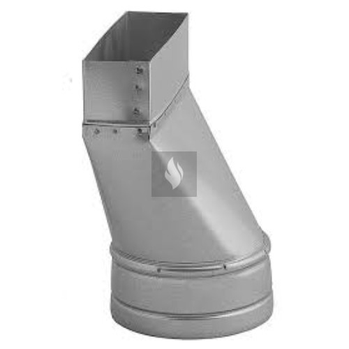 TÉGLALAP-KÖR ÁTALAKÍTÓ NS 200 x 90, d=100 mm