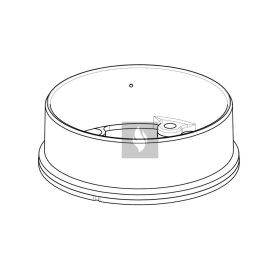   Romotop füstcső átalakító adapter 200/180 mm Romotop kandallóbetéthez