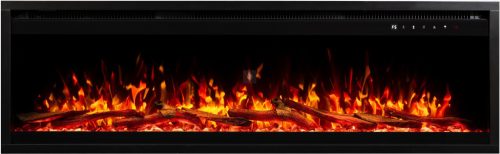 RHONE PRO 100 Beépíthető elektromos kandalló, falra is szerelehető