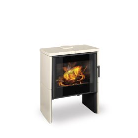   Romotop RIANO G 10 dekorüveg ajtós kerámia Kandallókályha