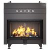 SAVEN Energy Up 90×50 (19,0 kW) ECO légfűtéses kandallóbetét fekete béléssel