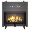 SAVEN Energy Up 90×50 (19,0 kW) ECO légfűtéses kandallóbetét fekete béléssel