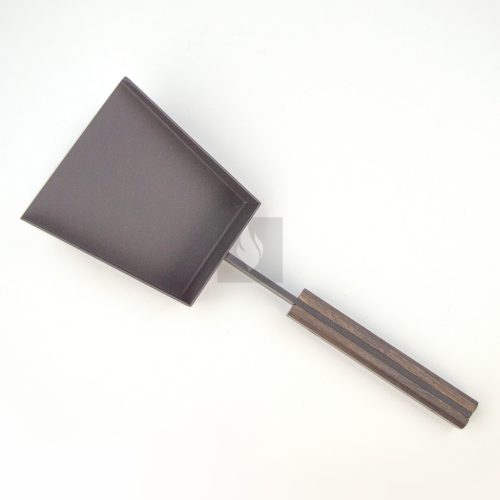 Kandalló lapát S, sötét fa fogantyúval, 30 cm