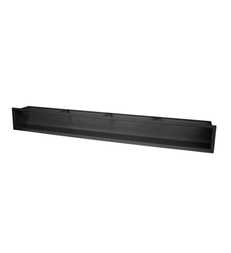 HITZE Slim 12 szellőzőrács 12x100 fekete