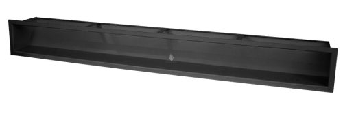 HITZE Slim 12 szellőzőrács 12x100 fekete