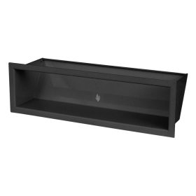 HITZE Slim 12 szellőzőrács 12x40 fekete