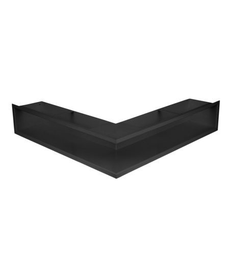 HITZE Slim 12 szellőzőrács 12x512x56 fekete