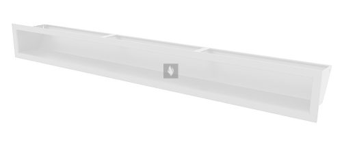 HITZE Slim 12 szellőzőrács 12x80 fehér