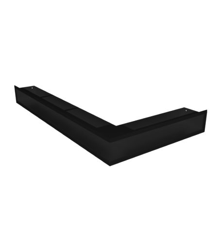 HITZE Slim 12 szellőzőrács 12x80x45R fekete