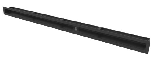 HITZE Slim 6 szellőzőrács 6x100 fekete