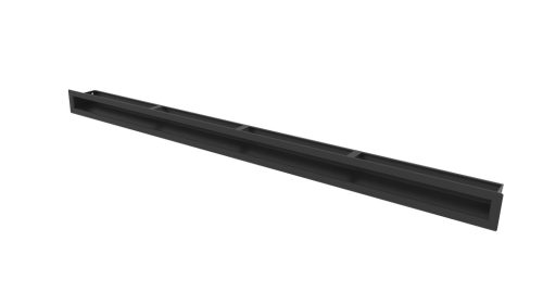 HITZE Slim 9 szellőzőrács 9x100 fekete