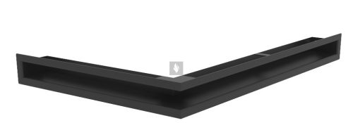 HITZE Slim 9 szellőzőrács 9x60x40R fekete