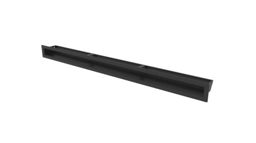 HITZE Slim 9 szellőzőrács 9x80 fekete
