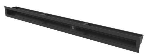 HITZE Slim 9 szellőzőrács 9x80 fekete