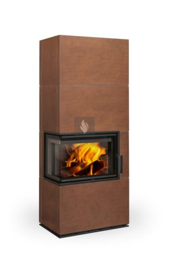 Romotop SOLID L 10 Kerámia Design kandalló - bővíthető hőtárolóval - Matt fehér