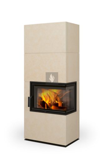 Romotop SOLID R 10 Kerámia Design kandalló - bővíthető hőtárolóval - Liliom