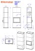 Romotop SOLID F Kerámia Design kandalló