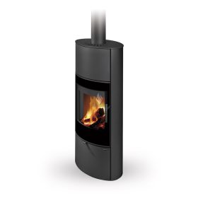   Romotop SONE G H 30 dekorüveg ajtós Lemez Kandallókályha - bővíthető hőtárolóval