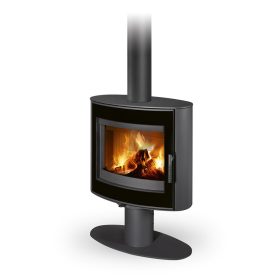   Romotop STROMBOLI G T dekorüveg ajtós lemez forgatható Kandallókályha