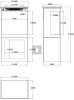 TOP 3D - 46 szabadon álló elektromos kandalló fatárolóval