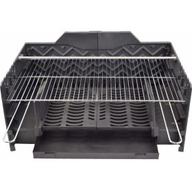 Beépíthető öntöttvas kerti grill