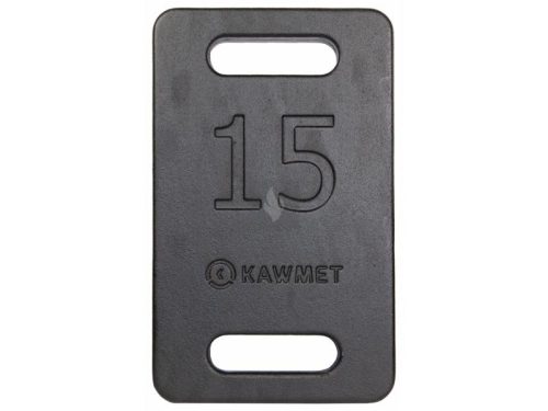 KAWMET ruck plate súlylap 15 kg