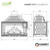 KAWMET W15 (16,3 kW) ECO öntvény kandallóbetét
