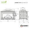 KAWMET W16 (9,4 kW) ECO öntvény kandallóbetét