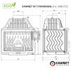 KAWMET W17 Panorama (16,1 kW) ECO öntvény kandallóbetét