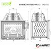 KAWMET W17 Decor (16,1 kW) ECO öntvény kandallóbetét