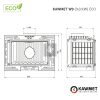 KAWMET W9 (9,8 kW) ECO öntvény kandallóbetét