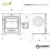 KAWMET P10 (6,8 kW) ECO öntvény kandallókályha