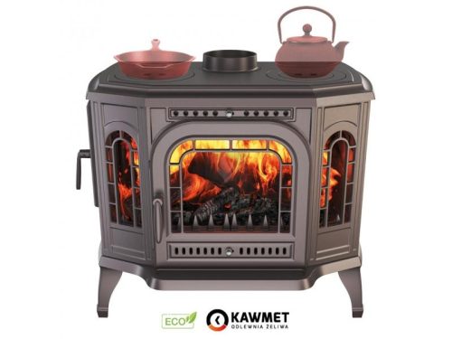 KAWMET P7 LB (10,5 kW) ECO öntvény kandallókályha főzőlappal