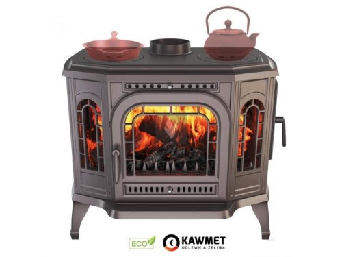 KAWMET P7 PB (10,5 kW) ECO öntvény kandallókályha főzőlappal