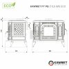 KAWMET P7 PB (10,5 kW) ECO öntvény kandallókályha
