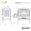 KAWMET P7 (9,3 kW) ECO öntvény kandallókályha