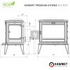 KAWMET Premium ATHENA S12 ECO öntvény kandallókályha