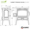 KAWMET Premium SELENA S14 ECO öntvény kandallókályha