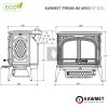 KAWMET Premium ARES S7 ECO öntvény kandallókályha