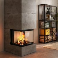 Három oldali üveges