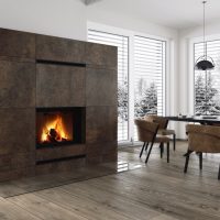 Légfűtéses kandallóbetét